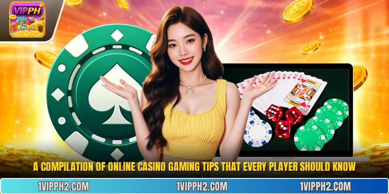 A compilation of online casino gaming tips that every player should know.