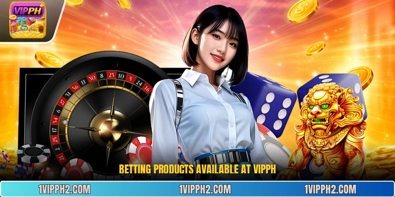 Betting products available at Vipph 