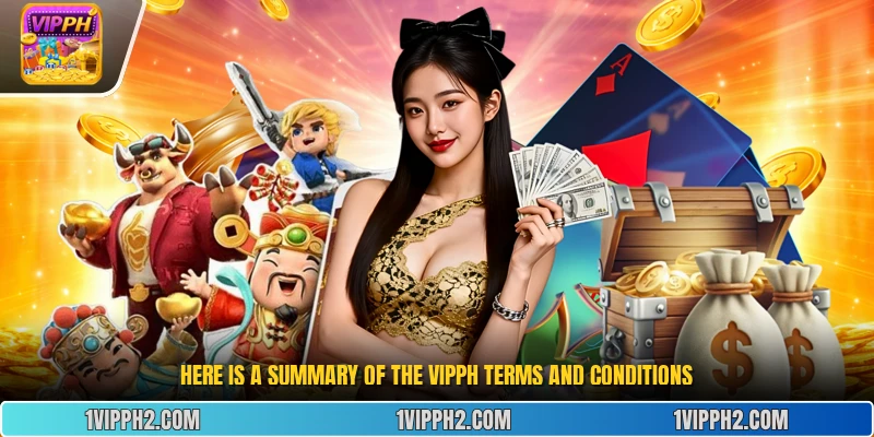 Here is a summary of the Vipph Terms and Conditions .