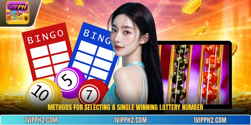 Methods for selecting a single winning lottery number.