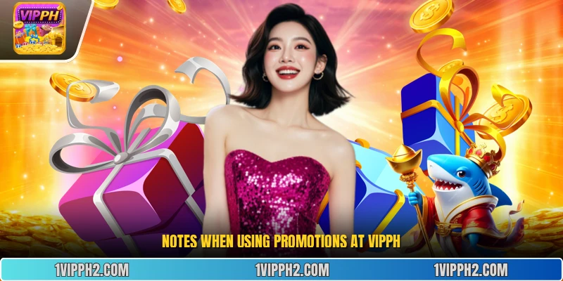 Notes when using promotions at Vipph