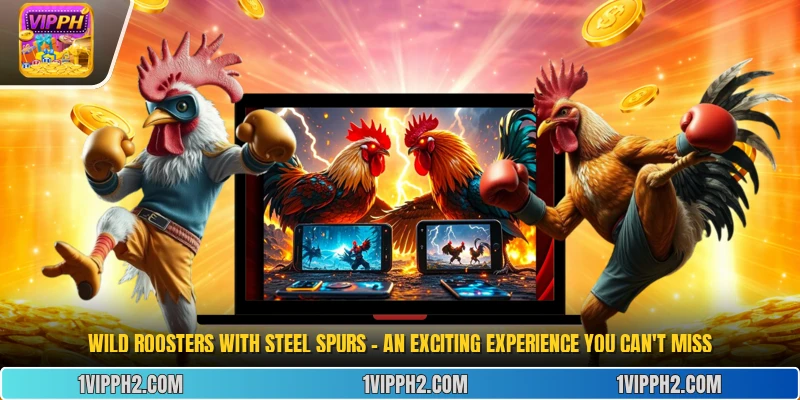 Wild Roosters with Steel Spurs - An Exciting Experience You Can't Miss